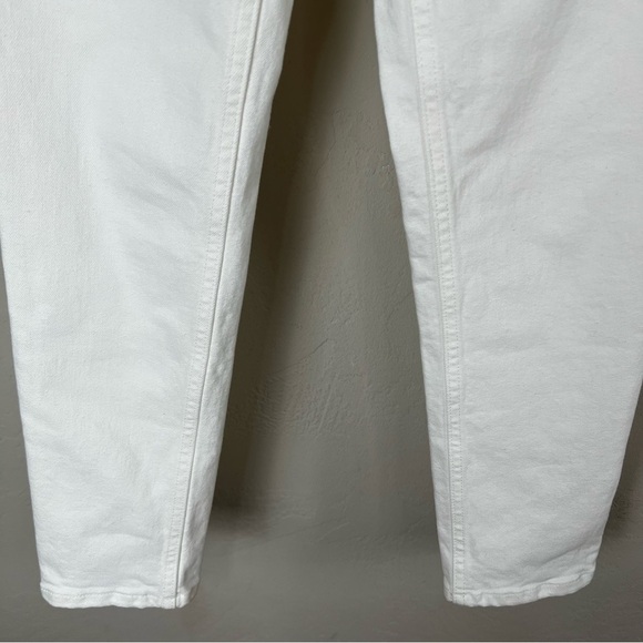 NEW Everlane The Curvy Cheeky Jean High Rise Bone White Size 23 Ankle - Picture 3 of 12